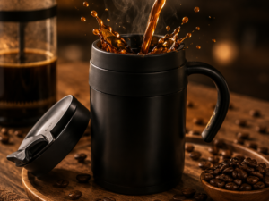 Premium Stainless Steel Vacuum Travel Mug | Insulated Coffee Tumbler
