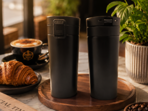 Premium Stainless Steel Vacuum Travel Mug | Leakproof Coffee Tumbler 500ml