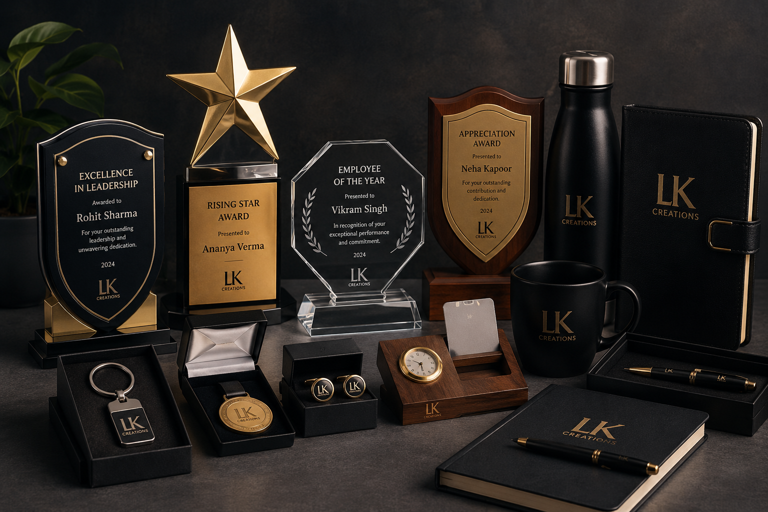 Premium trophies and awards