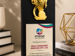 Gold Cup Corporate Appreciation Plaque