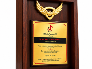 Wooden Handshake Appreciation Plaque