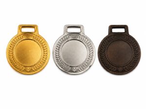 Gold Silver Bronze Sports Medals