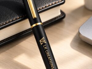 Black Gold Custom Logo Pen | Corporate Gift